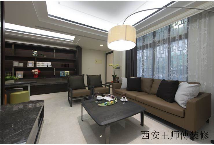 风雅现代设计客厅垂钓式灯具装饰欣赏图