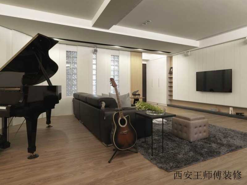 后现代风客厅装修设计图