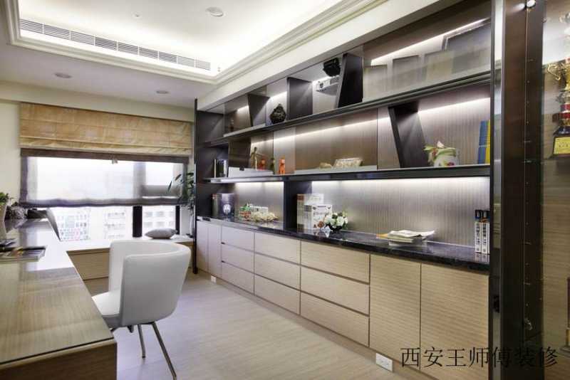 时尚装修现代书房飘窗设计