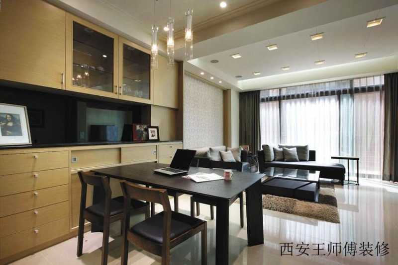 简约现代餐厅餐边收纳柜欣赏