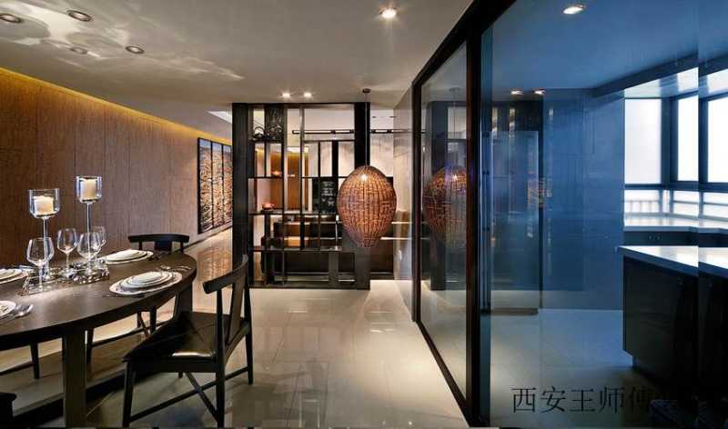 摩登现代家居室内隔断设计装修图