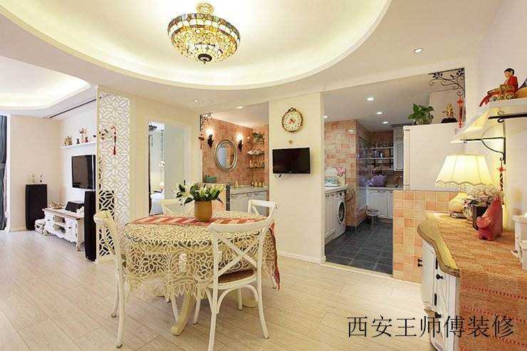 精美混搭开放式餐厅设计装修图