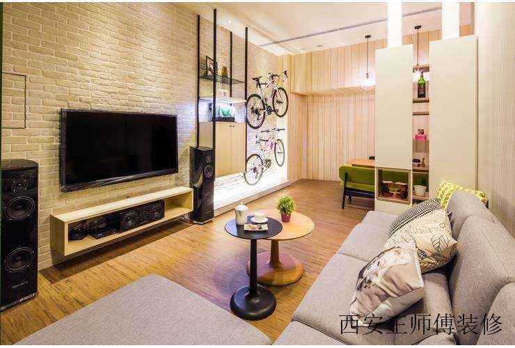 唯美艺术简约小户型公寓室内设计装潢图