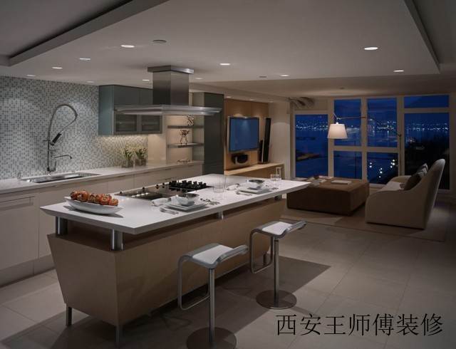 时尚现代开放式厨房设计