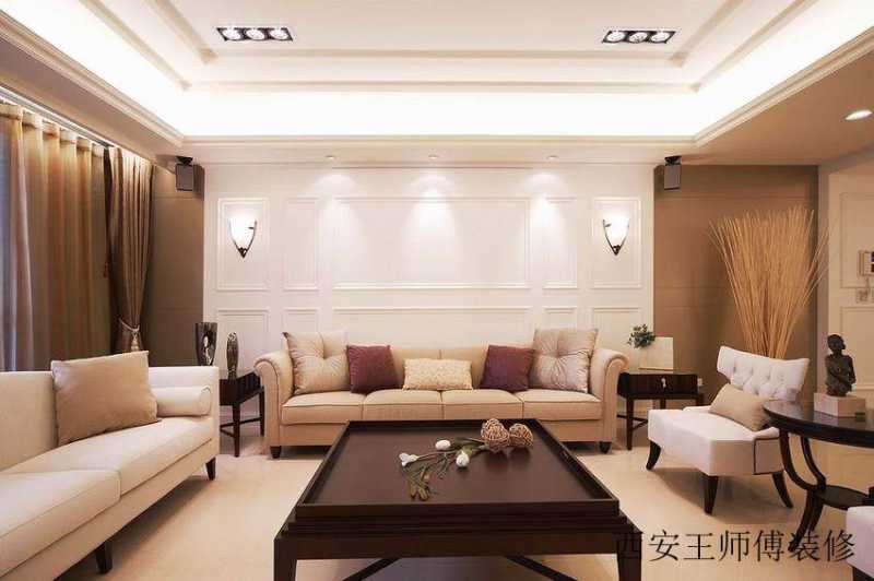 优雅美式都市风客厅设计图