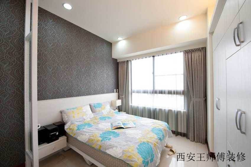 简约风格卧室墙纸装饰图