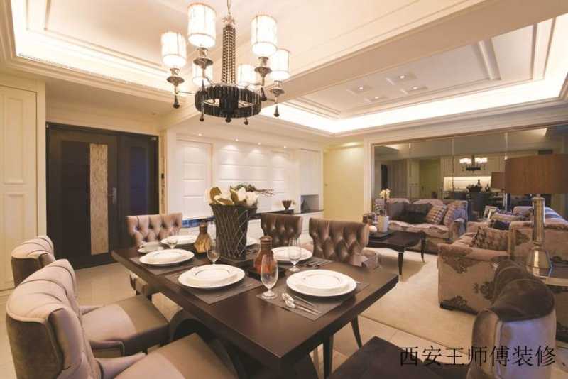 时尚现代新古典餐厅吊灯装饰欣赏图
