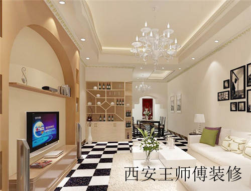 隔断酒柜装修效果图 时尚又新颖的隔断效果图