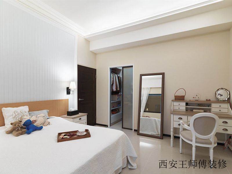 简约现代卧室衣帽间隔断设计效果图