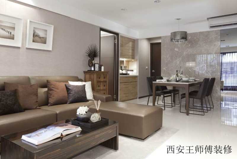美式风格 餐厅大理石背景墙设计