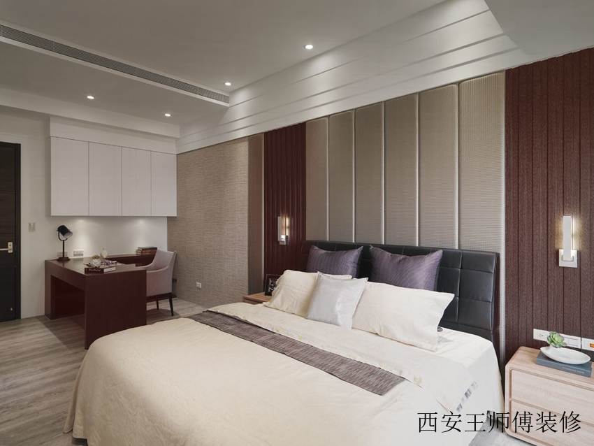 现代家装卧室床头设计