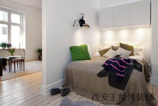 创意简约卧室吊柜设计