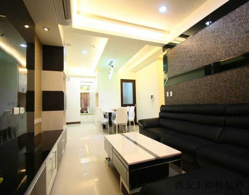 摩登现代小户型家居吊顶效果图