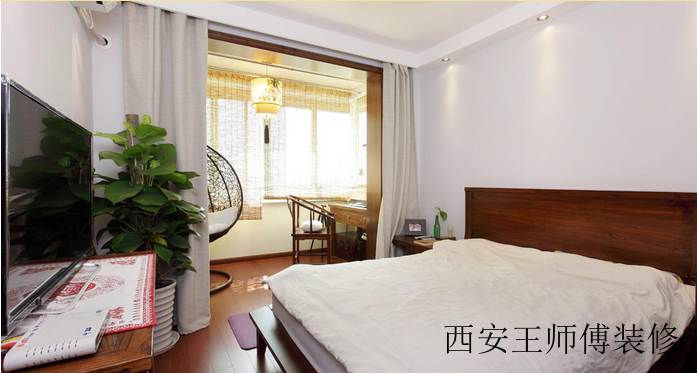 东南亚风格卧室隔断设计装修图