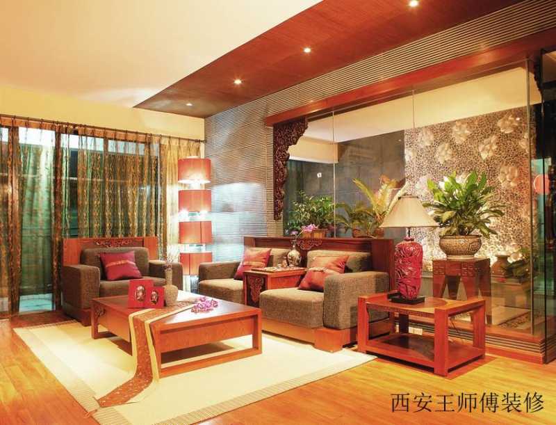 古典中式风客厅家具设计