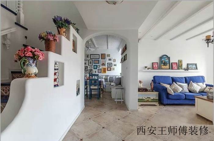 复式地中海装修风格家装隔断设计图