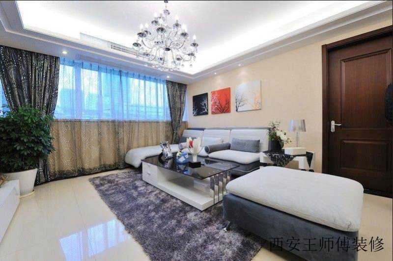 时尚现代客厅软装装饰图