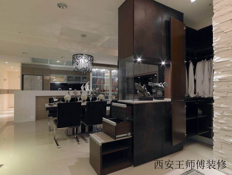 现代风格隔断柜装饰设计