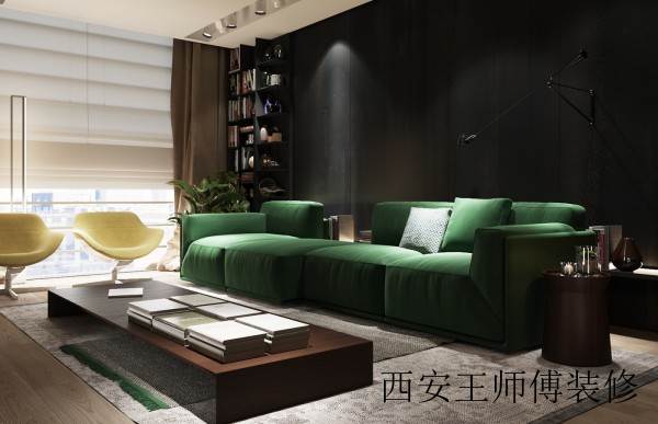 素雅风韵现代客厅沙发背景墙