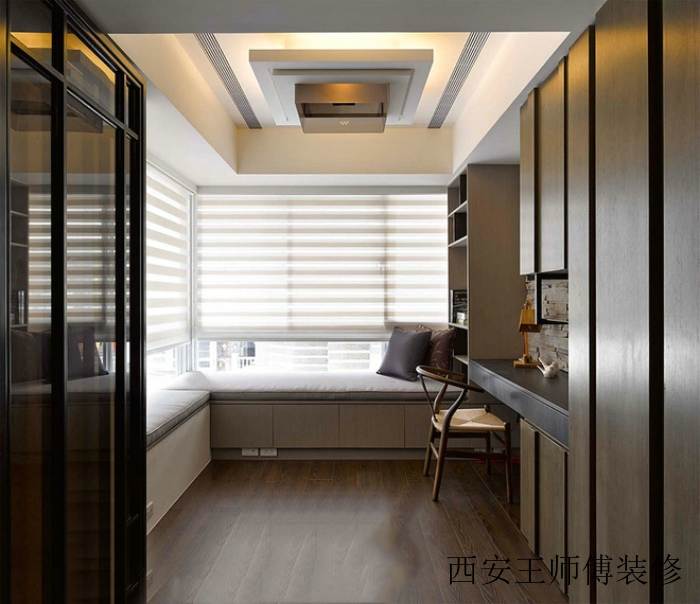 现代简约设计书房飘窗欣赏