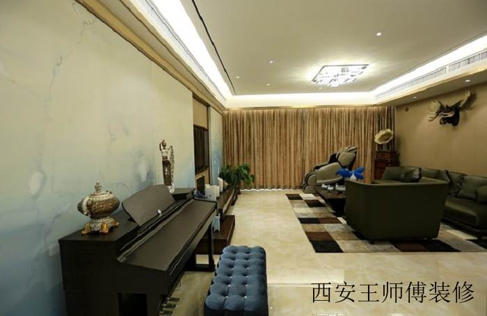 现代时尚设计家装客厅装潢案例图