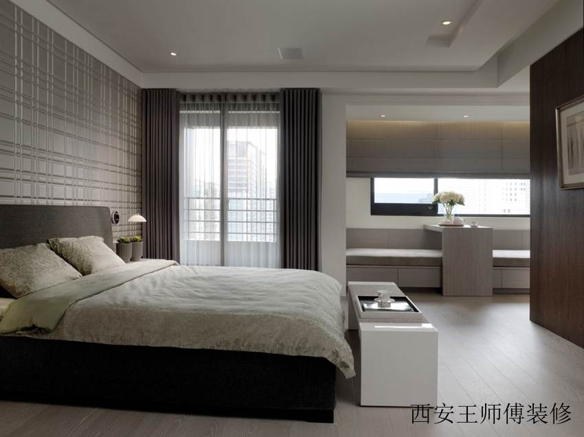 简约现代风卧室装修效果图