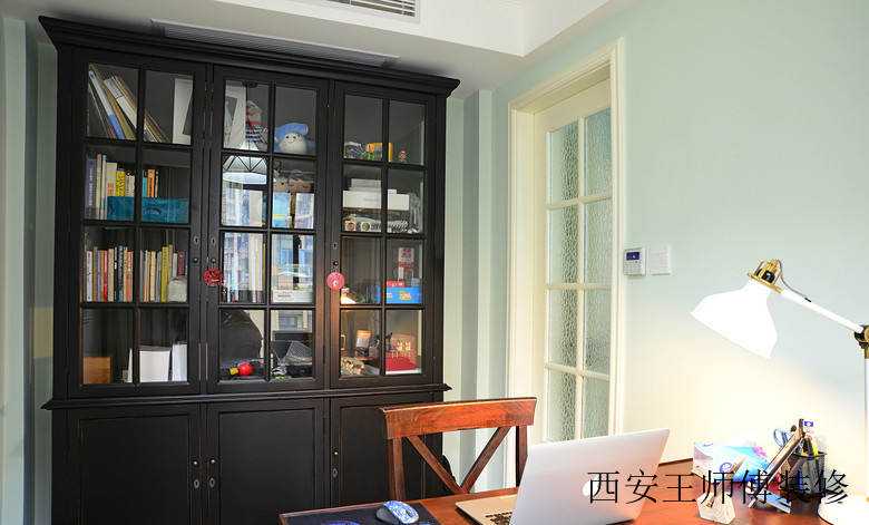 现代风格家居书房书柜设计