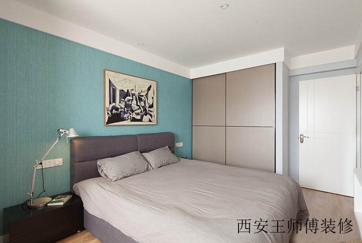简约混搭风格调 卧室效果图