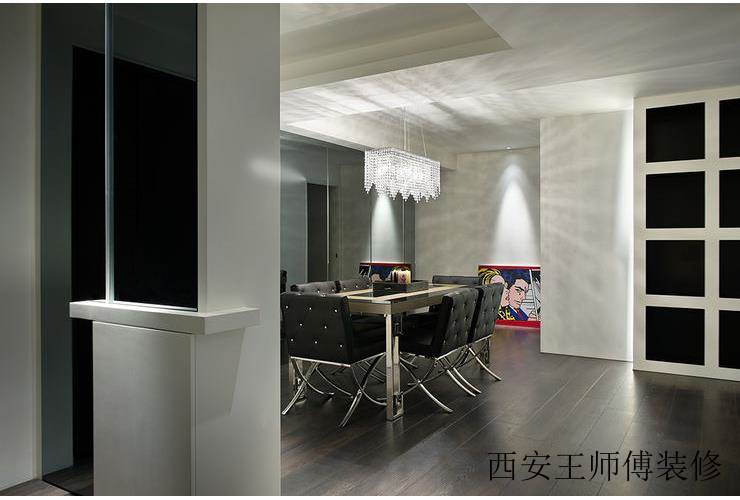 摩登现代简约装修餐厅效果图