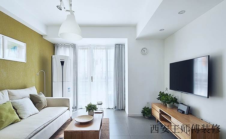 原木北欧风情客厅装修效果图