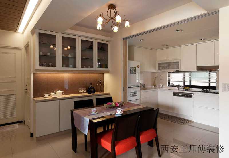 极简创意宜家风格餐厅餐边柜设计装修图