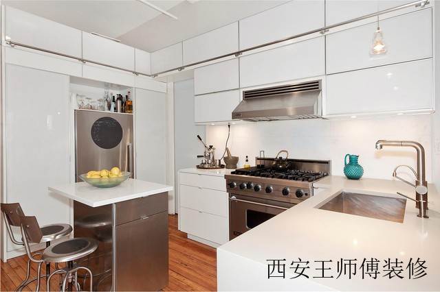 时尚简约家居厨房橱柜装饰图