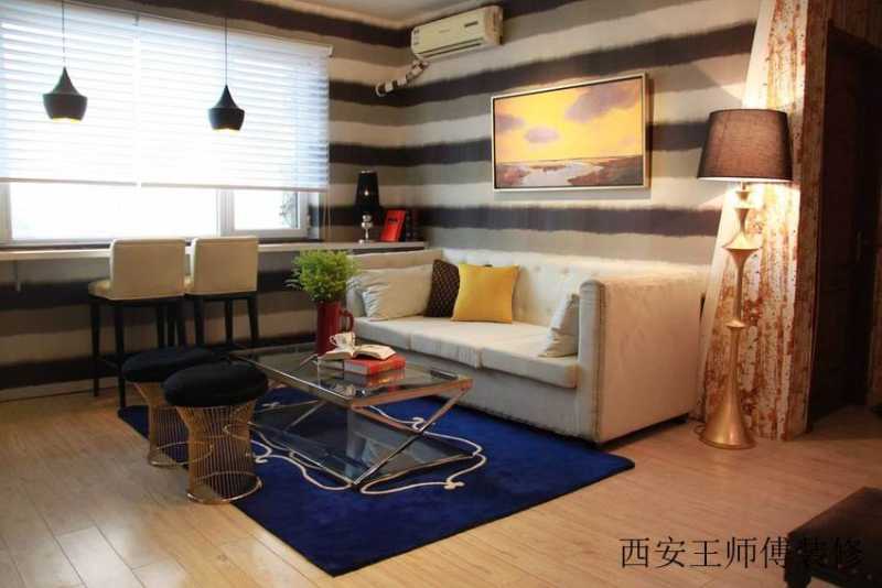 个性混搭波普客厅装修图