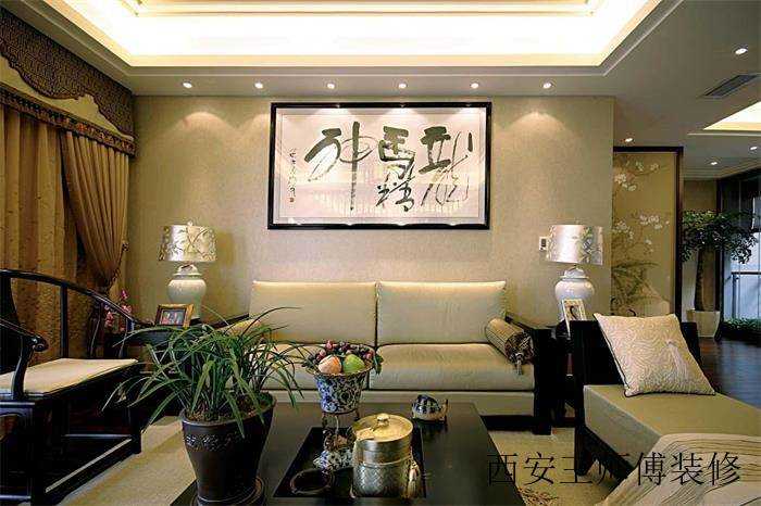 古典中式客厅字画装饰欣赏