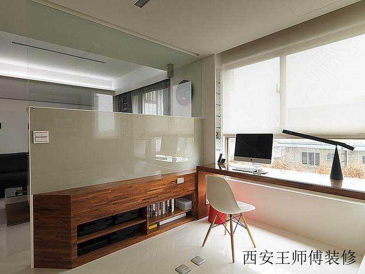 简约家居书房电脑桌设计
