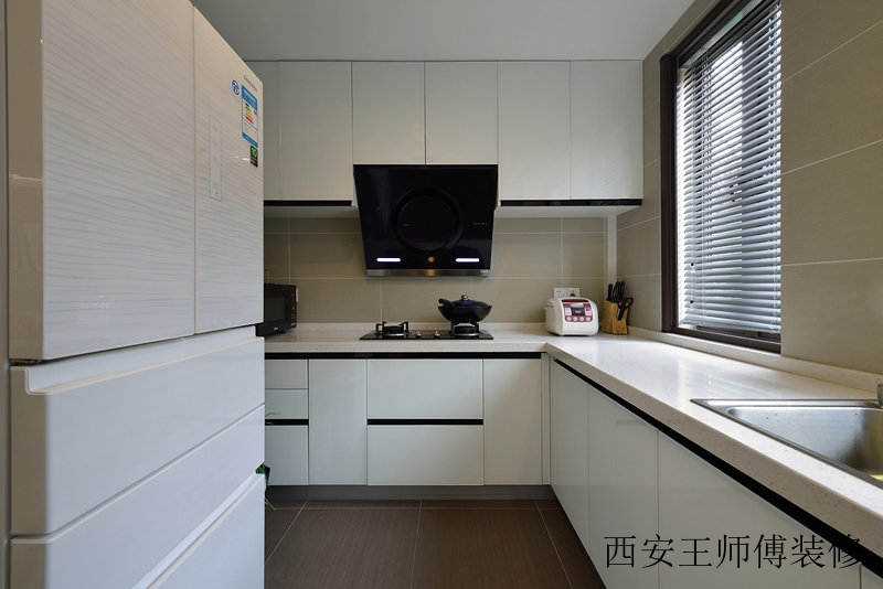 简约宜家整体厨房设计装修案例图