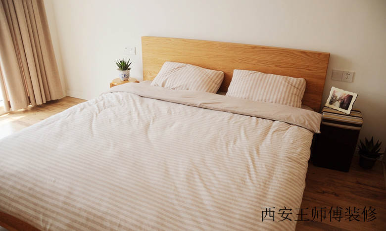 简洁家装日式卧室局部装饰效果图