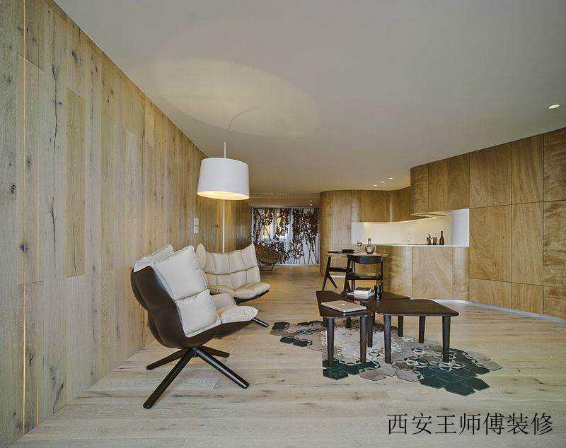 实木简约原始感设计客厅装修效果图