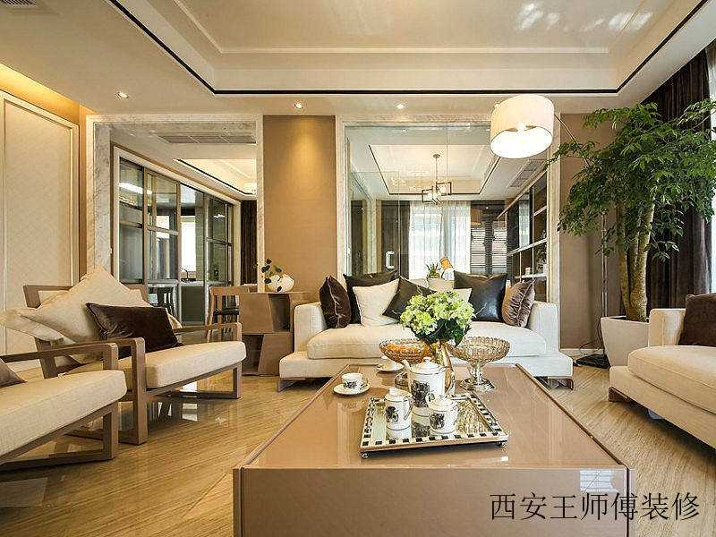 高端现代风格客厅沙发效果图