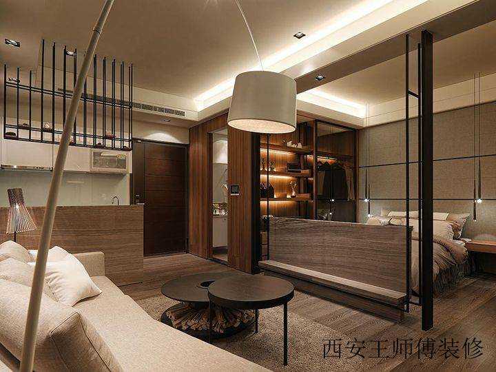 素雅高尚现代风格小户型家装格局设计效果图