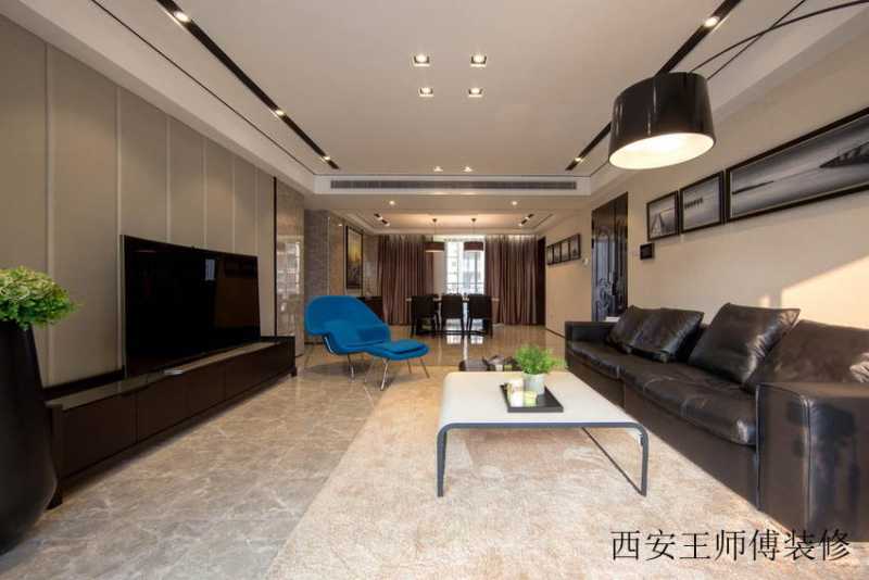 素雅现代客餐厅装饰效果图