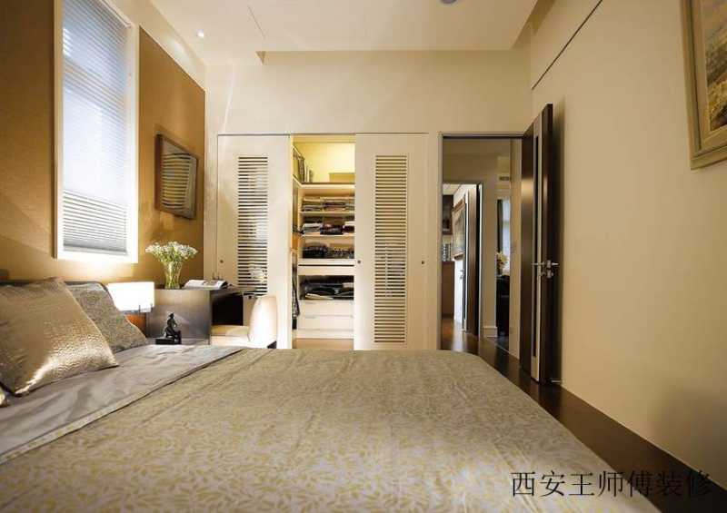 时尚现代卧室衣帽间隔断图