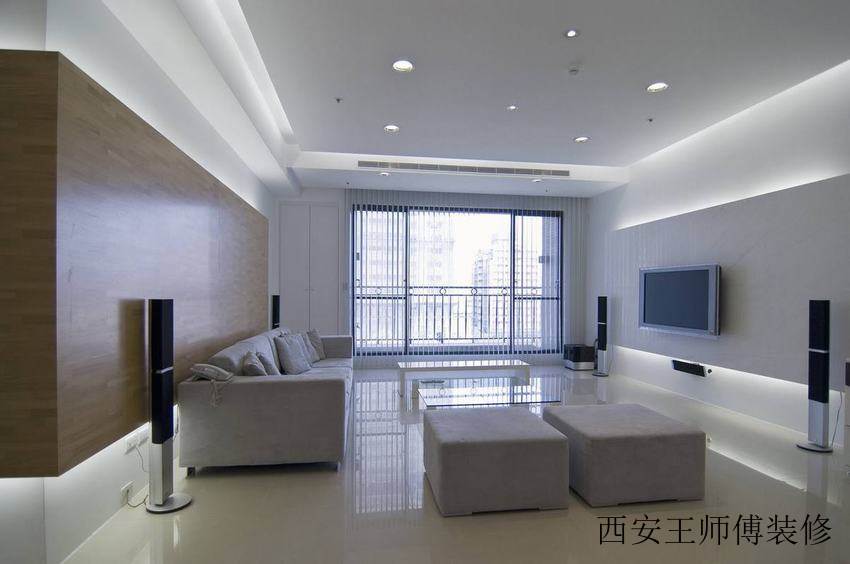 简约装修风格客厅样板间
