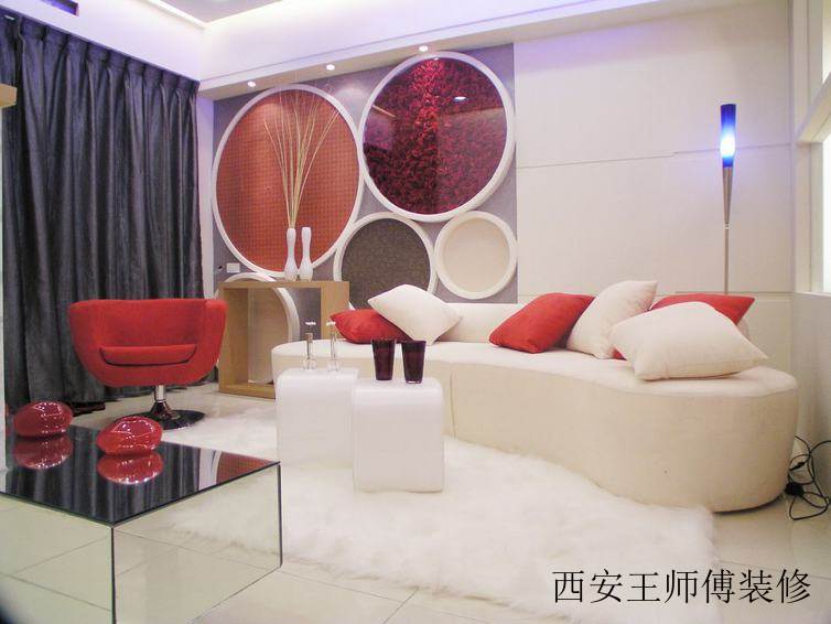 浪漫创意设计 简约一居客厅家装图