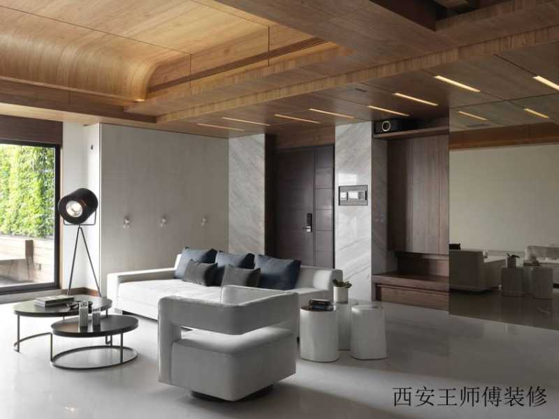 现代简约客厅沙发摆放设计