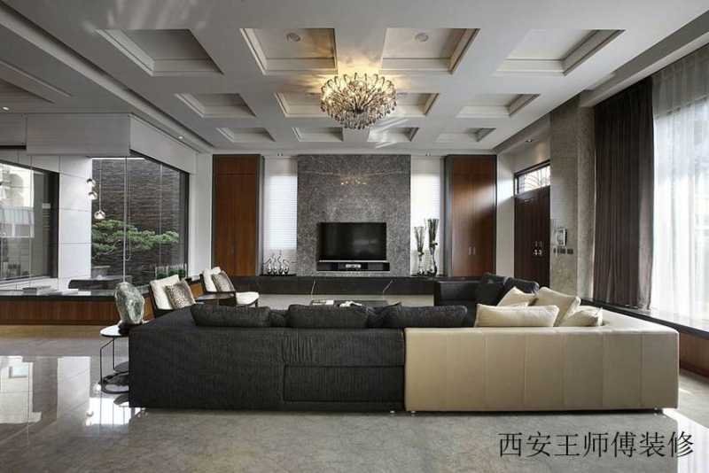 华丽后现代混搭客厅装饰大全