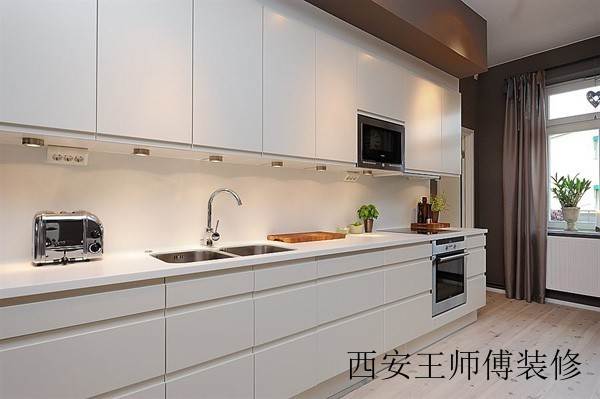 简洁明亮美式厨房橱柜设计