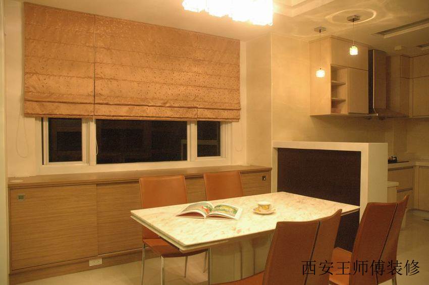 简约餐厨房吧台隔断设计