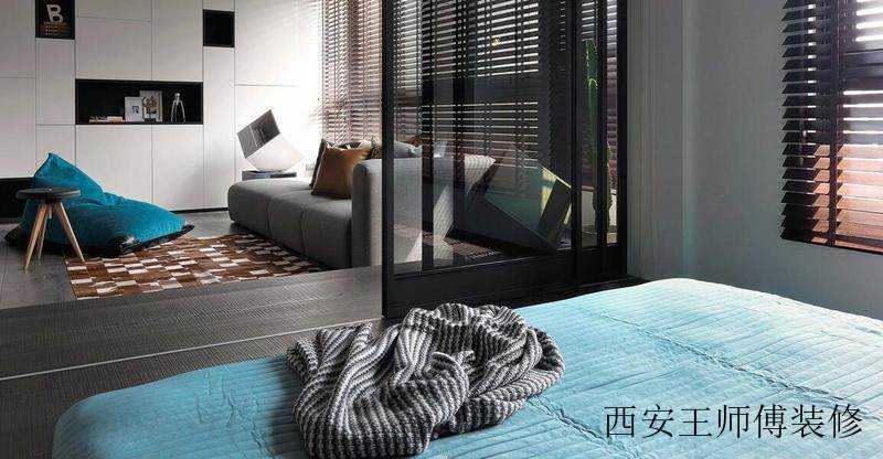 现代简约室内推拉门隔断设计图