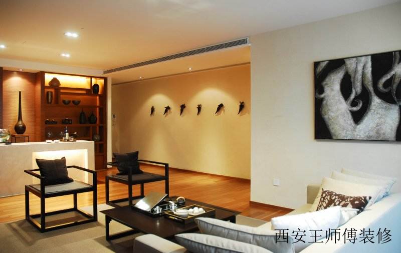 200平简中式风格小别墅家装设计案例图